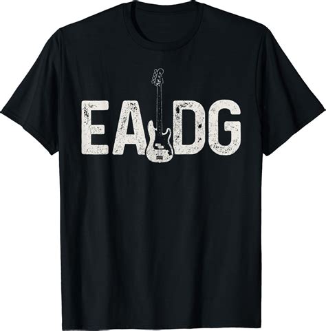 Bass Player T Eadg Bassist Band Musician Bass Guitar T Shirt Uk Fashion