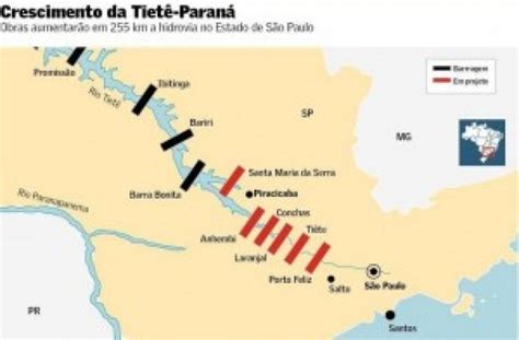 Percurso Do Rio Tietê - Blog SOS Rios do Brasil: BARRAGENS NO RIO TIETÊ VÃO INUNDAR IMENSA ÁREA ...