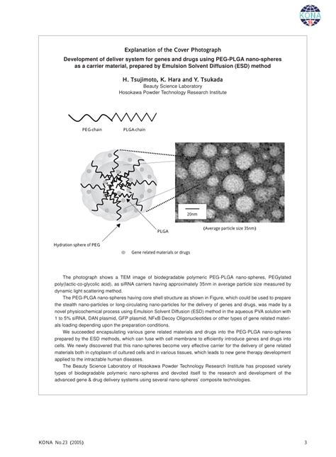 PDF Development Of Deliver System For Genes And Drugs Using PEG PLGA