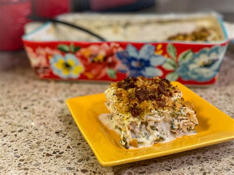 Keto Creamy Chicken Green Bean Casserole