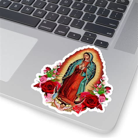 Virgin Mary Decal Sticker Our Lady Of Guadalupe Adhesive Etsy