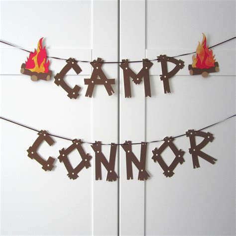 Camp Theme Camping Camp Decorations Scouts Girl Guides - Etsy