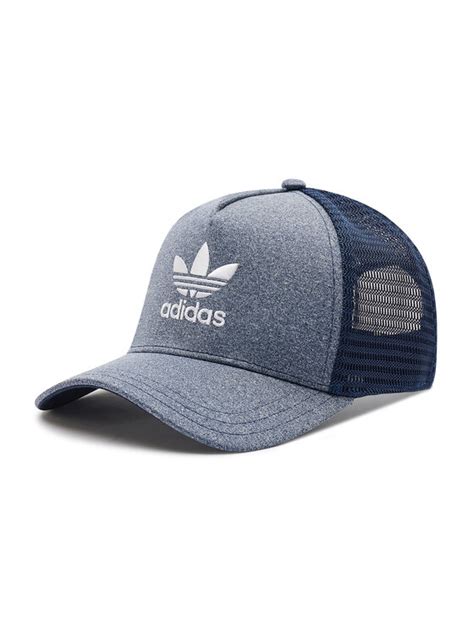 Adidas Czapka Z Daszkiem Curved Trucker Hm Granatowy Modivo Pl