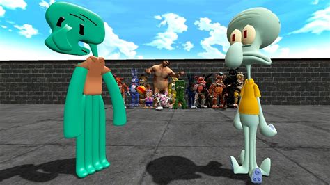 Squidward Tentacles SpongeBob VS Skwidwod Tenktales 3D In Garry S Mod