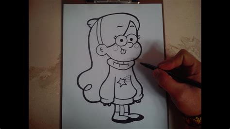 COMO DIBUJAR A MABEL GRAVITY FALLS How To Draw Mabel Gravity