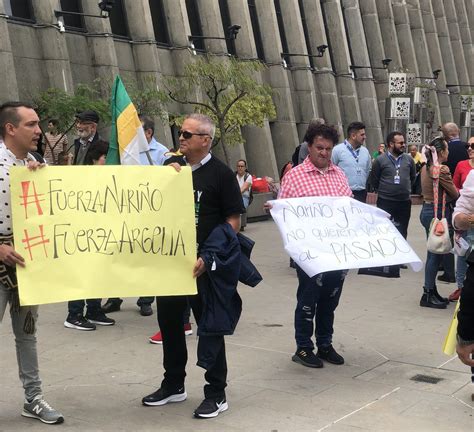 Nariño Y Argelia Se Manifiestan En Contra Del Paro Armado