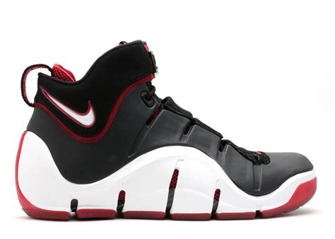 Zoom LeBron 4 'Black White Red' - Nike - 314647 011 - black/white ...