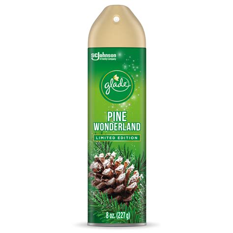 Glade Room Spray 8 Oz Pine Wonderland Limited Edition Holiday Christmas Scent Air Freshener