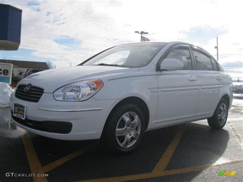 2009 Nordic White Hyundai Accent GLS 4 Door 43782272 Photo 2