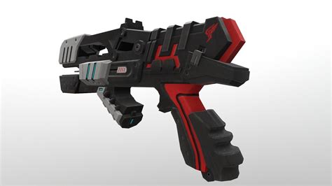 3D model Beam Gun Level 4 VR / AR / low-poly | CGTrader