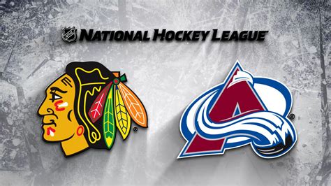 Colorado Avalanche Vs Chicago Blackhawks