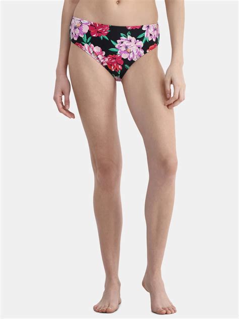 Time And Tru Womens And Womens Plus Floral Bikini Bottoms Sizes S X Walmart