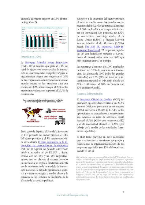 Análisis del entorno empresarial Así está la empresa Febrero 2014 PDF