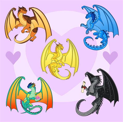 Dragonets of Destiny Stickers - Etsy