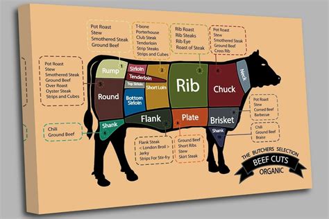 Beef Cuts Chart Printable