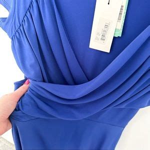 Leota Dresses Nwt Leota Dress Capsleevefauxwrap In Royal Blue