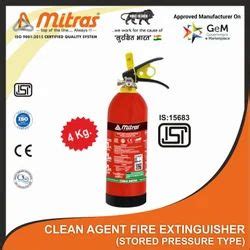 4 Kg Clean Agent Type Fire Extinguisher At Rs 20000 Clean Agent Fire