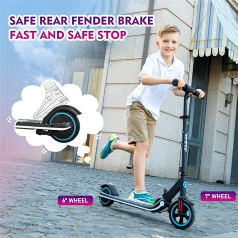 Trottinette Electrique Pliable Enfants 6 12 Ans Rcb Écran Led