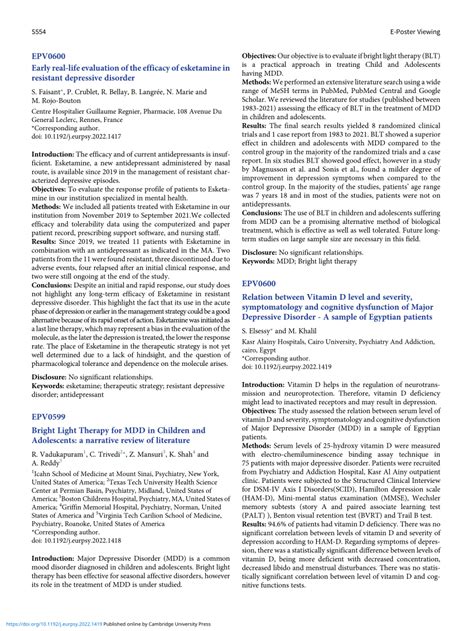 Pdf Relation Between Vitamin D Level And Severity Symptomatology And