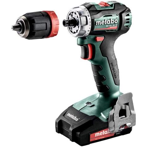 Perceuse Visseuse Metabo BS 18 L BL Q 2 Batteries Chargeur