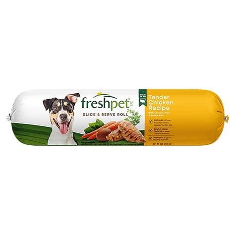 Freshpet Healthy And Natural Dog Food Fresh Chicken Roll 6lb Shoprite