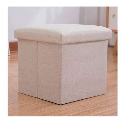 Generico Puff Cubo Organizador Plegable Blanco W 21150bl Welife