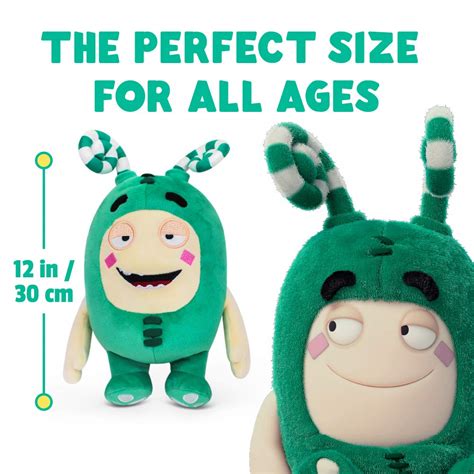 Buy Oddbods Zee Soft Stuffed Plush Toy — For Boys And Girls — Green 30