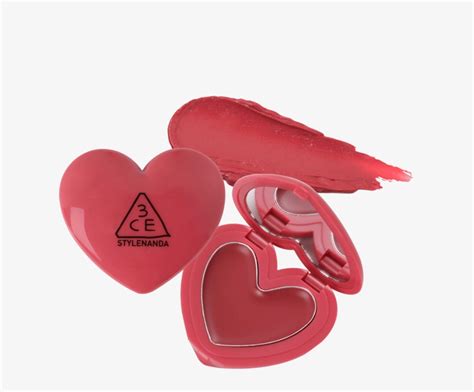 3ce Heart Pot Lip 3 Concept Eyes Blush Cushion 6 Colors Coral