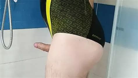 Blauer Einteiliger Badeanzug Monokini Transen Dessous Bikini XHamster