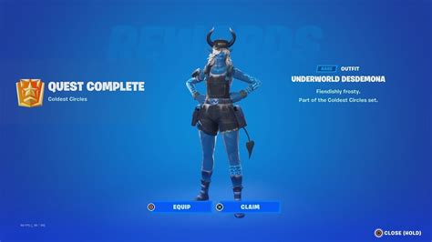 The Coldest Circles Goals Quests Out Now Free Skin Included Fortnite Youtube