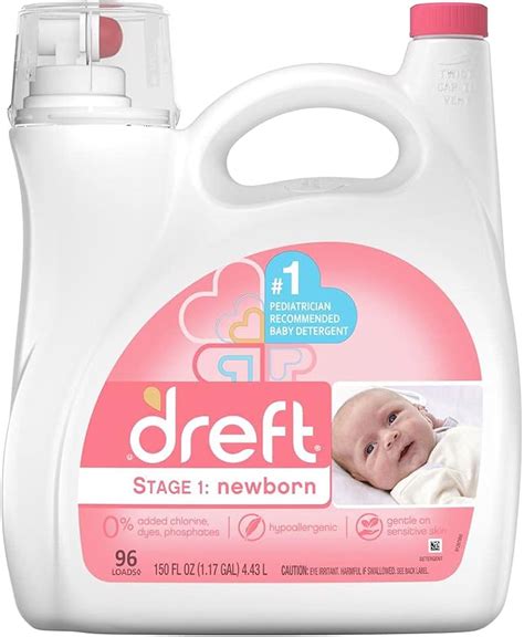 Dreft Stage 1 Newborn Baby Liquid Laundry Detergent 64 50 OFF