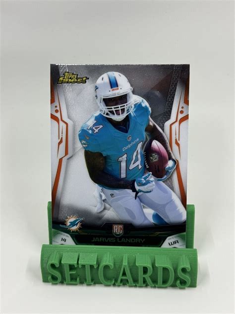 2014 Topps Finest Jarvis Landry 102 Rookie RC Dolphins Football Card