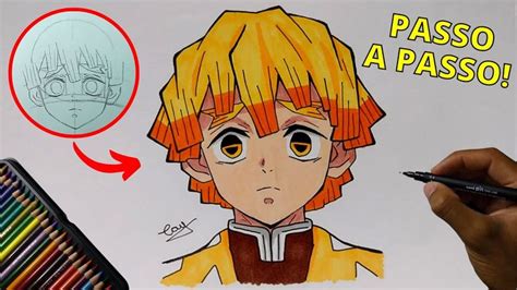 Como Desenhar O Zenitsu - Como desenhar ZENITSU (Demon Slayer) | Demon slayer