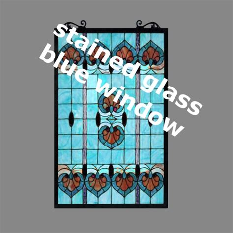 Second Life Marketplace - Stained glass blue window