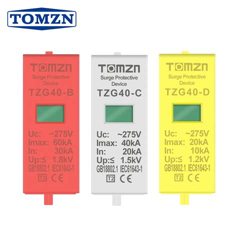 Tomzn TZG40-PV УЗИП 1200V 20KA~40KA Защитное Устройство Низкого Напряжения