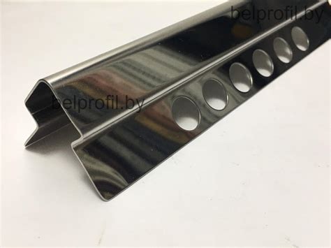 Антивандальный профиль (угол) из нержавеющей стали AISI 304 ...