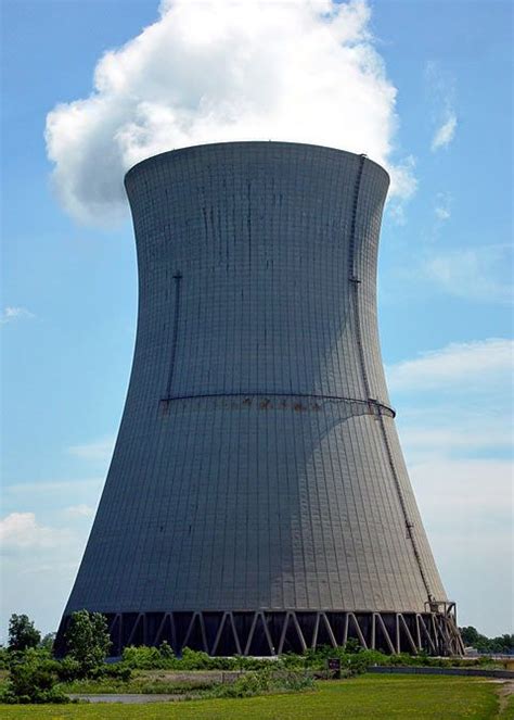 Why Do Nuclear Power Stations Have Cooling Towers In That Weird Half