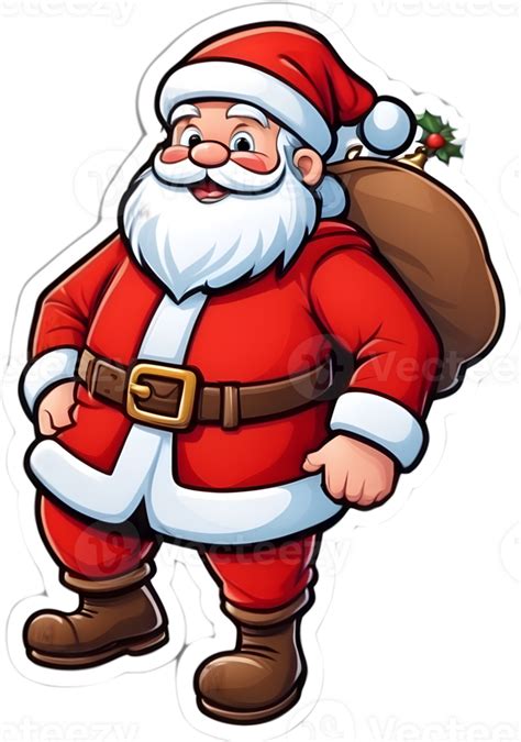 Cartoon Santa Claus Ai Generative 33672527 Png