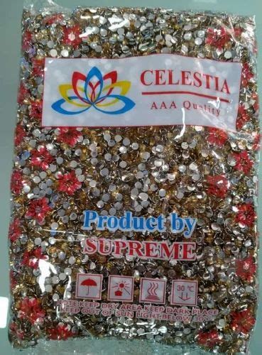 Mm Silver Hot Fix Rhinestone For Decoration At Rs Pack In Surat ID