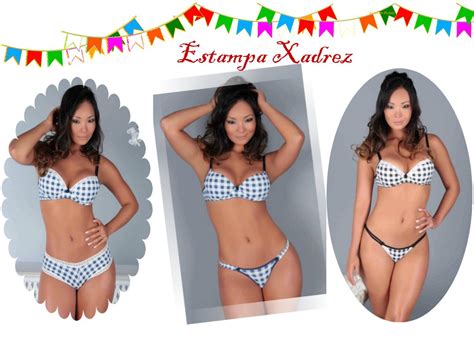 JACKIE LINGERIE Lingerie Estampa Xadrez