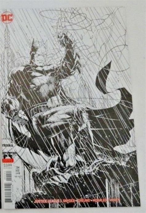 Justice League 1 2018 Jim Lee Sketch Variant NM Comic Books Modern