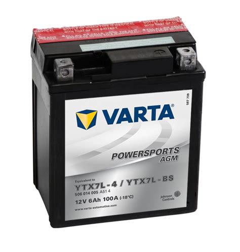 Moto Akumulator Varta Ytx7l Bs 12v 6ah