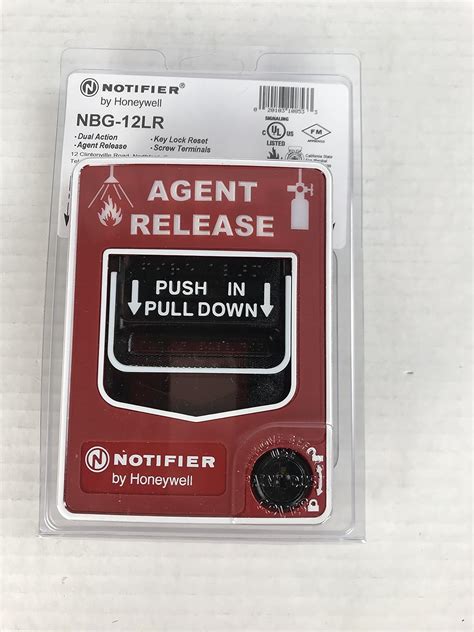 Notifier Nbg Lr Dual Action Releasing Pull Station Rosso Amazon It