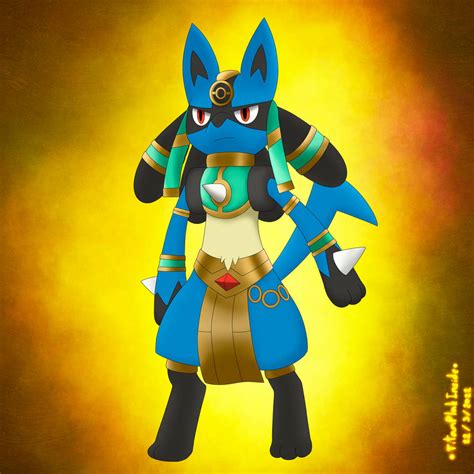 Ruins Style Lucario By Titanplakinside On Deviantart