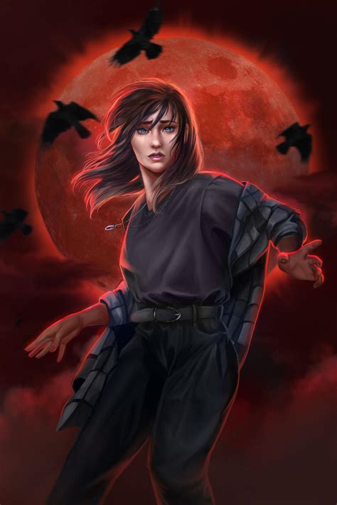 Crimson moon by Muns11 on DeviantArt