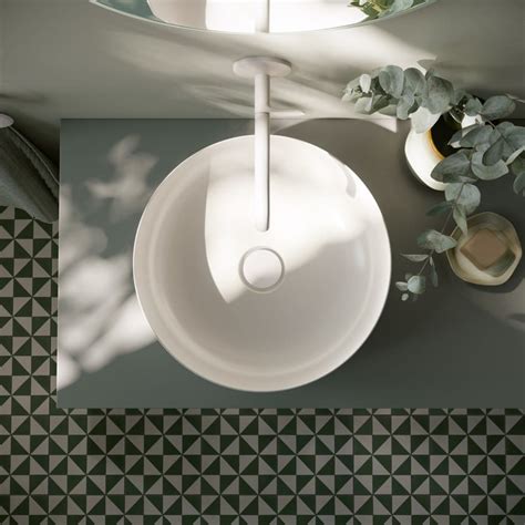 BETTEBALANCE Countertop Round Steel Washbasin By Bette Design