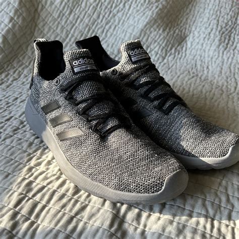 Grey Adidas Cloud Foam Gym Shoes - Depop