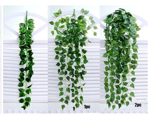 Opknoping Kunstmatige Groene Leaf Garland Planten Grandado