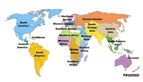 Regions Of The World Map Ap World History United States Map