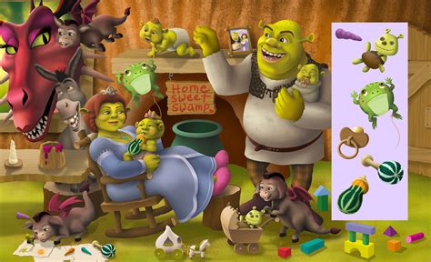 First Look And Find Shrek Behance